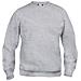 Basic Roundneck Junior Grigio Melange 100 - Foto miniatura 1