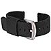 Cinturino In Nylon Per Orologio Con Barre A Molla A Sgancio Rapido Black 22 Mm - Foto miniatura 2
