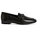 Black Leather Casual Closed Loafers Mocassino Pelle Scarpe Donna Nero Eu 37, 1-24222-42 003 - Foto miniatura 2