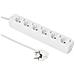 6-way Schuko Socket 5m White - Warranty: 300m - Foto miniatura 1