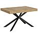 Tavolo allungabile 90x120/224 cm Plaker quercia natura gambe antracite - Foto miniatura 1