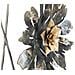 Decorazione In Metallo 3d Fiori 42 - Multicolore - Metallo - 35x5,5x88 Cm - Foto miniatura 4