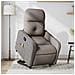 Poltrona Alzapersona Massaggiante Reclinabile Tortora Tessuto - Foto miniatura 8