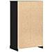 Mobile Alto Nero Rovere 60x35.5x103.5 cm Legno ingegnerizzato - Foto miniatura 6