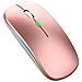 Mouse Wireless Dual Mode 2.4g + Bluetooth 5.8g - Rosa - Foto miniatura 4
