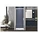 Box Doccia Nicchia 100 Cm Porta Battente H195 Cm Giulia Cromato - Foto miniatura 1
