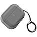 Custodia Protettiva In Tpu Compatibile Con Airpods 1/2 - Texture In Pelle, Antiurto Grey - Foto miniatura 1
