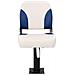 Set Sedile per Barca Pieghevole 4 pz Blu e Bianco 41x36x48 cm - Foto miniatura 3