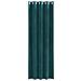 Tende con tende 2 pcs Verde scuro 140 x 225 cm Velluto - Foto miniatura 4