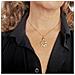 Choker In Oro Con Ciondolo ""cluster"" 40cm - Foto miniatura 3