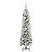 Albero di Natale artificiale con 150 LED Bianco 120 cm - Foto miniatura 3