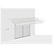 Tenda Da Sole Monoblocco Bianca Vecchio 4m X 3m Tela Beige - Foto miniatura 2