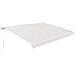 Tenda Da Sole Monoblocco Bianca Vecchio 4m X 3m Tela Beige - Foto miniatura 4