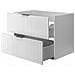 | Mobile sottolavabo - 100/57/46 cm L /A /D - Blanc Mat - Mobili bagno, lavabo, mobili bagno | Ripiani, piani di lavoro - Foto miniatura 3