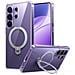 Cover per Galaxy S26 Ultra - TPU+PC, Trasparente, Con Soporte - Foto miniatura 1
