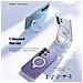 Cover per Galaxy S26 Ultra - TPU+PC, Trasparente, Con Soporte - Foto miniatura 2