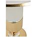 Lampada Da Tavolo Vkh905-bianco-tessuto-30x30x52 Cm - Foto miniatura 5