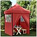 Tenda Party Borgogna 200 x 200 x 306 cm Tessuto Oxford - Foto miniatura 2