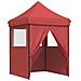 Tenda Party Borgogna 200 x 200 x 306 cm Tessuto Oxford - Foto miniatura 3