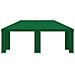 Gazebo da giardino 6 x 3 m Verde Poliestere e Acciaio 190 - Foto miniatura 3