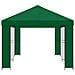 Gazebo da giardino 6 x 3 m Verde Poliestere e Acciaio 190 - Foto miniatura 4