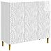 Credenza Bianco Lucido 89 x 34,5 x 80 cm Legno ingegnerizzato - Foto miniatura 1