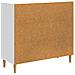 Credenza Bianco Lucido 89 x 34,5 x 80 cm Legno ingegnerizzato - Foto miniatura 5