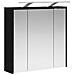 Mobiletto per specchio da bagno Rovere Nero 63,5 x 16 x 62,5 cm - Foto miniatura 5