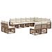 Set Divano da Giardino 12 pcs Beige polyrattan - Foto miniatura 1