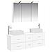Set di mobili per il bagno 4 pcs Bianco - Foto miniatura 1