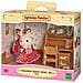 Sylvanian Girl Chocolate Rabbit E Il Suo Ufficio - Foto miniatura 2