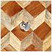 Comodino Grigio 40x30x50 Cm In Legno Massello Di Mango - Foto miniatura 2