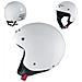 Piconet Casco Jet Frontino Moto Scooter Quad Custom Bianco Ece 22-05 Taglia S - Foto miniatura 1