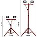 Faretto Led 2x20w Con Treppiede E Cavo 3 Mt Twin Head - Foto miniatura 2