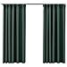 Tende Oscuranti Con Ganci Effetto Lino 2 Pz Verdi 140x175 Cm - Foto miniatura 2