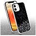 Cadorabo Custodia Compatibile Con Apple Iphone 12 Mini In Nero Con Glitter - Coperchio Protettivo In Silicone Tpu Flessibile Con Glitter Scintillanti - Foto miniatura 3
