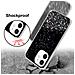 Cadorabo Custodia Compatibile Con Apple Iphone 12 Mini In Nero Con Glitter - Coperchio Protettivo In Silicone Tpu Flessibile Con Glitter Scintillanti - Foto miniatura 6