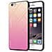 Custodia Compatibile Con Apple Iphone 6 / 6s In Giallo - Rosa - Coperchio Protettivo Bicolore In Vetro Temperato E Silicone Tpu - Foto miniatura 1