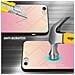 Custodia Compatibile Con Apple Iphone 6 / 6s In Giallo - Rosa - Coperchio Protettivo Bicolore In Vetro Temperato E Silicone Tpu - Foto miniatura 3