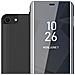 Custodia Compatibile Con Apple Iphone 7 / 7s / 8 / Se 2020 In Tormalina Nera - Clear View Specchio Coperchio Protettivo Con Funzione Di Supporto Protezione A 360 Gradi - Foto miniatura 1