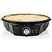 Creperie Elettrica Diametro: 300 Mm | 1200 W | Rivestimento Antiaderente | Impostazione Della Temperatura | Indicatore Luminoso / Spia | Nero | Metallo - Foto miniatura 3