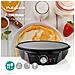 Creperie Elettrica Diametro: 300 Mm | 1200 W | Rivestimento Antiaderente | Impostazione Della Temperatura | Indicatore Luminoso / Spia | Nero | Metallo - Foto miniatura 1