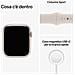 Watch Series 8 45mm Impermeabile 5ATM GPS 32GB WiFi / Bluetooth con Cassa in Alluminio e Cinturino Sport Galassia - Foto miniatura 4