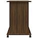 Scrivania Computer Rovere Marrone 80x50x75 Cm Legno Multistrato - Foto miniatura 2