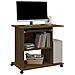 Scrivania Computer Rovere Marrone 80x50x75 Cm Legno Multistrato - Foto miniatura 5