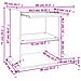 Scrivania Computer Rovere Marrone 80x50x75 Cm Legno Multistrato - Foto miniatura 6