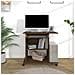 Scrivania Computer Rovere Marrone 80x50x75 Cm Legno Multistrato - Foto miniatura 7