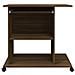 Scrivania Computer Rovere Marrone 80x50x75 Cm Legno Multistrato - Foto miniatura 8