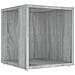 Tavolino Salotto Grigio Sonoma 33x33x34,5 Cm Legno Multistrato - Foto miniatura 2
