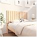 Testiera Per Letto 125,5x4x100 Cm In Legno Massello Di Pino - Foto miniatura 1